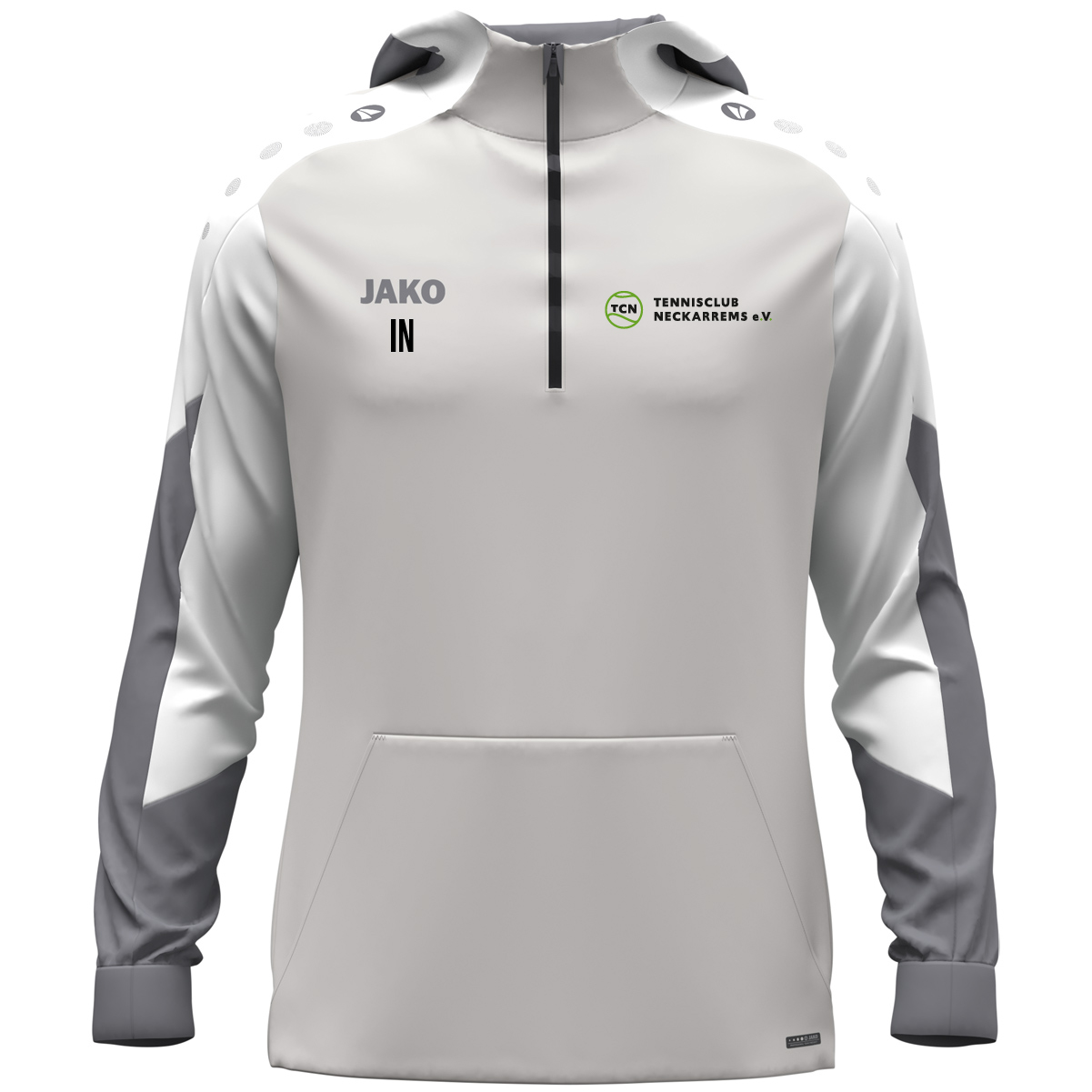 JAKO Zip Hoodie Dynamic inkl.Wappen und Vereinsname (Initialen optional)
